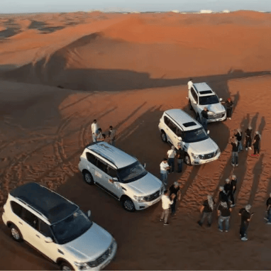 Evening Desert Safari PNG