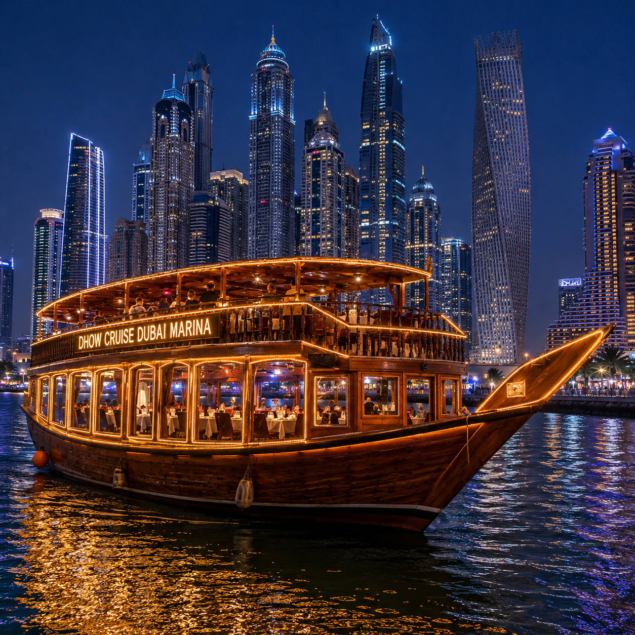 Dubai night lights